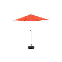 SONNENSCHIRM 264x264cm,Aluminium,Sonnenschutz,Orange - Orange, Metall (264/264cm) - LVHOM