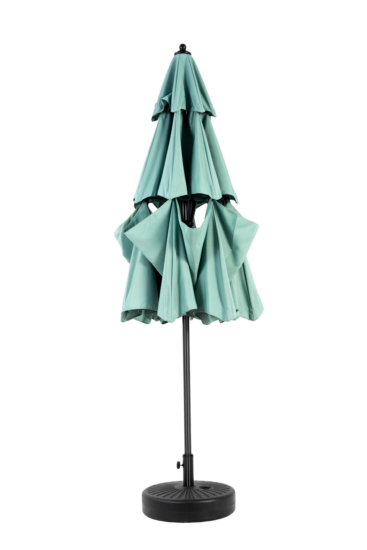 SONNENSCHIRM Doppel Rechteck hellgrün - Grün, Metall (294/294cm) - ComfortXL