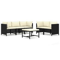 GARTENSET Reinhardt 6-teilig - Schwarz, Metall - Nettlife
