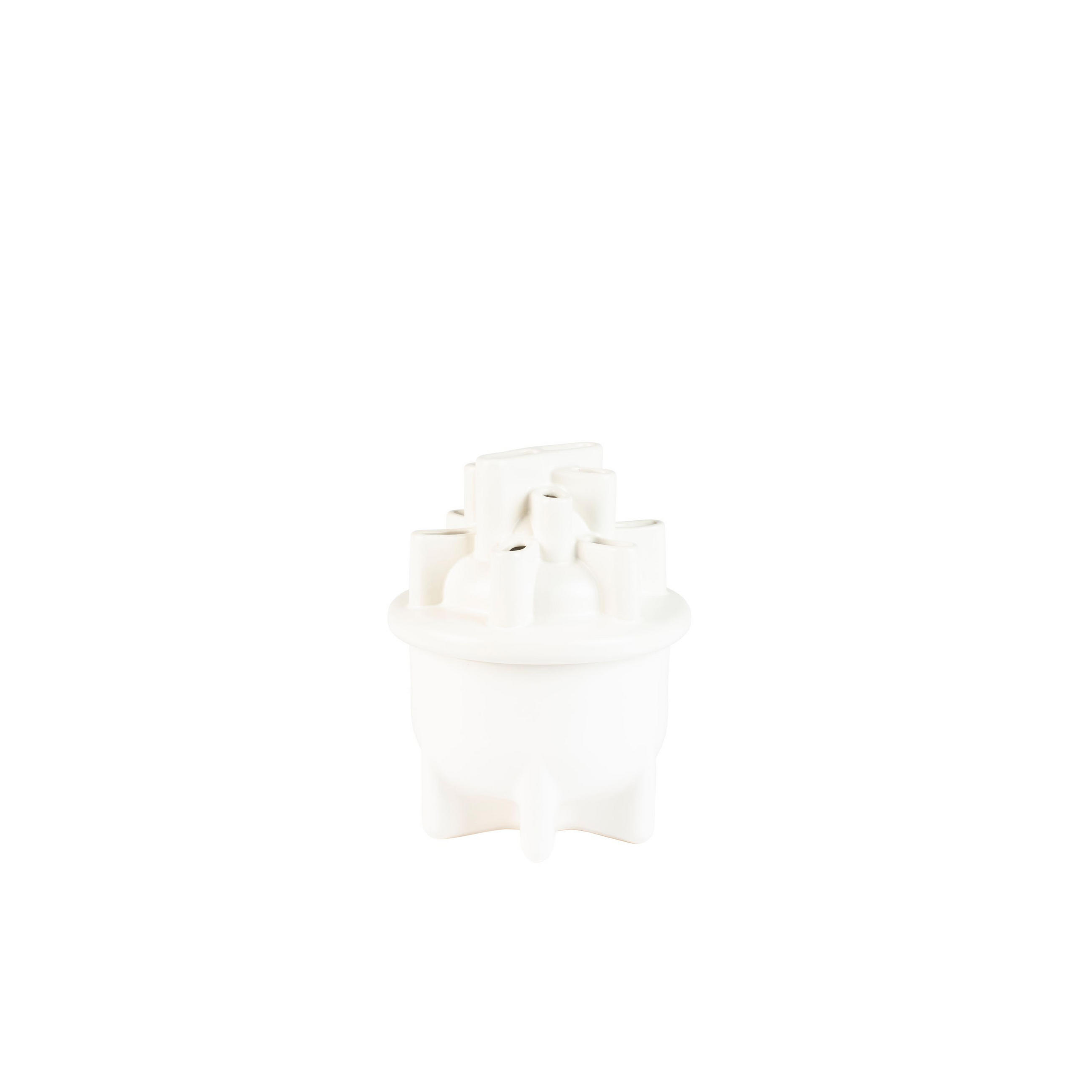 VASE Bassin S - Weiß, Keramik (28cm) - Zuiver