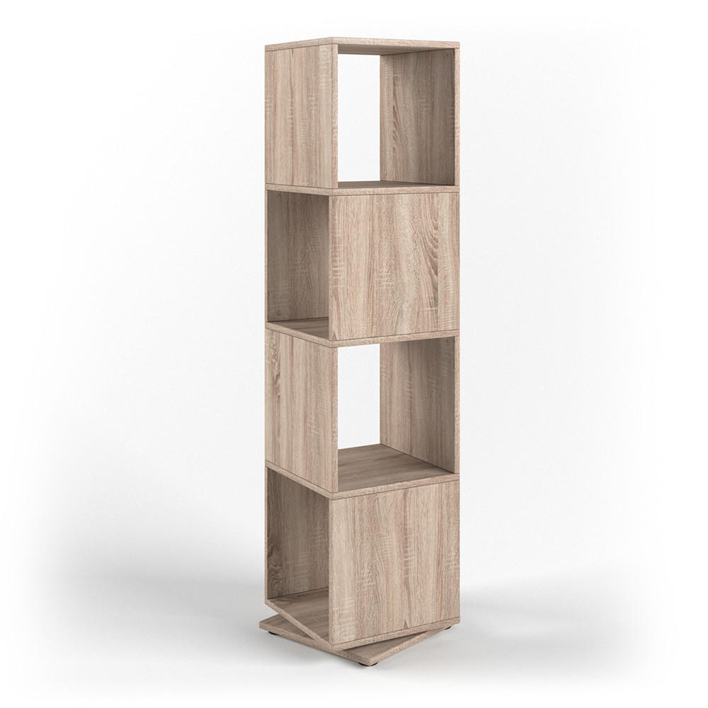 DREHREGAL Sonoma 35.2 x 144.2 cm - Sonoma Eiche, Holzwerkstoff (35.2/144.2/35.2cm) - Vicco