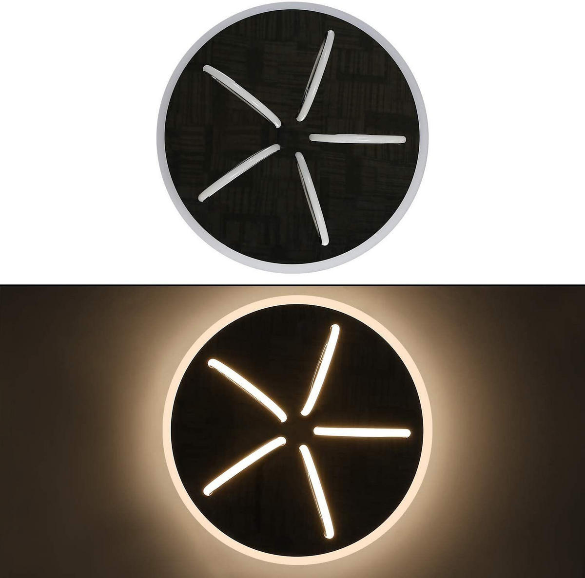 DECKENLEUCHTE Persephonara 43/43/12.5 cm - Silberfarben, Metall (43/43/12.5cm) - ZMH