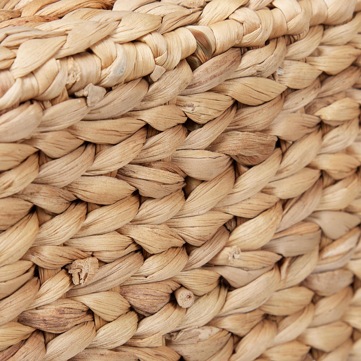 2-TLG.AUFBEWAHRUNGSKORB-SET - Hellbraun, Textil/Metall (20.5/15.5/11.5cm) - Relaxdays