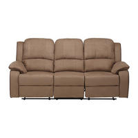 RELAXSOFA - 3 Personen - stoff - taupe Hernani - Taupe, Textil (210/99/96cm) - Vente-Unique
