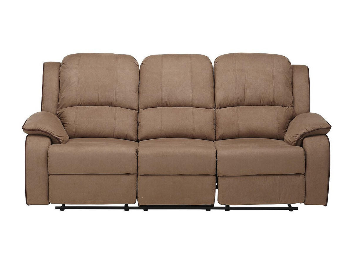 COUCHGARNITUR - 5 Personen - stoff - taupe Hernani - Taupe, Textil (158/99/96cm) - Vente-Unique