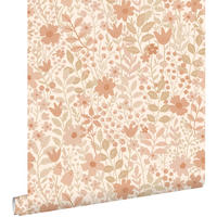 TAPETE Blumen 50 x 900 cm - Pink, Papier (50/900cm) - ESTAhome