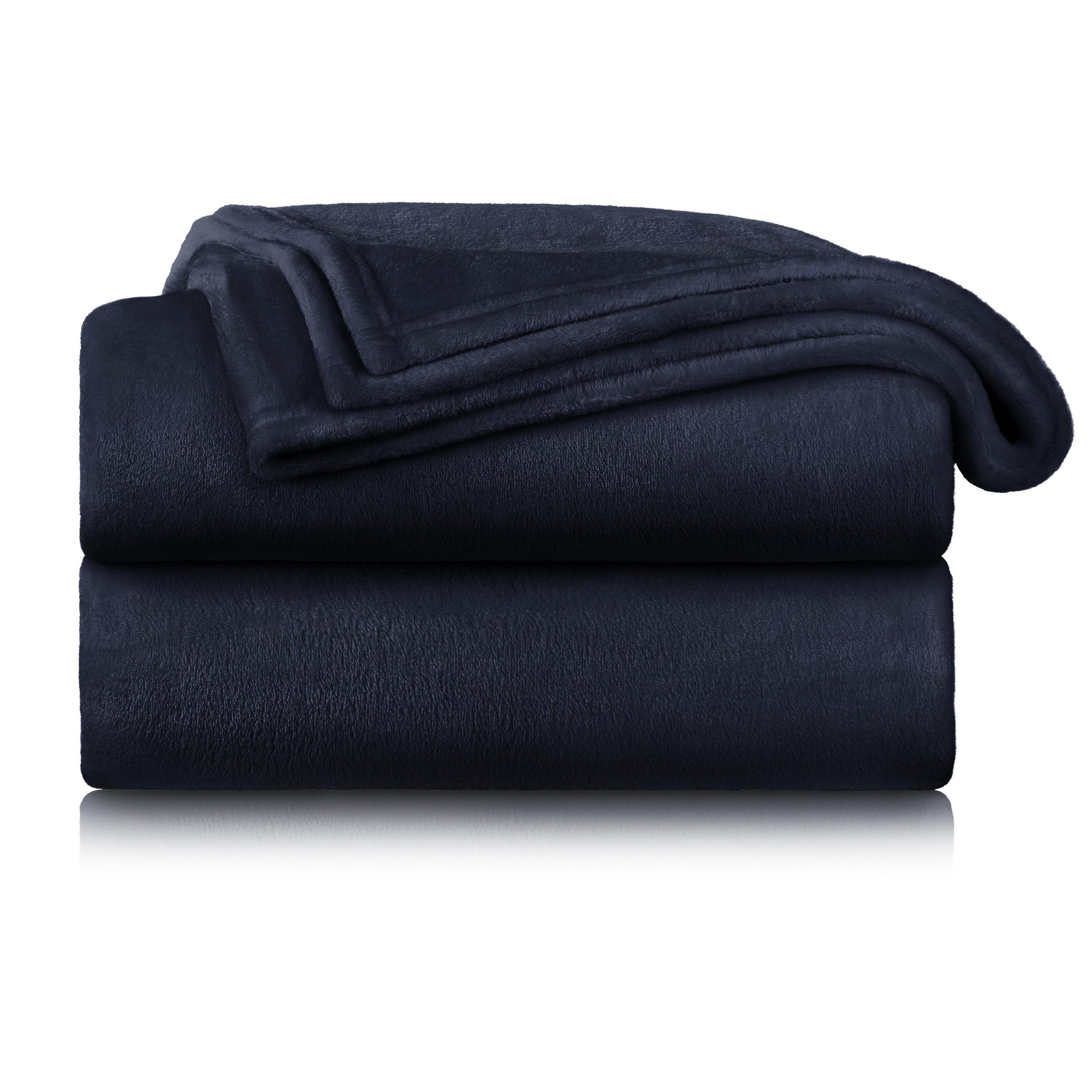 KUSCHELDECKE Anton 220/240 cm, Dunkelblau - Dunkelblau, Textil (220/240cm) - Blumtal