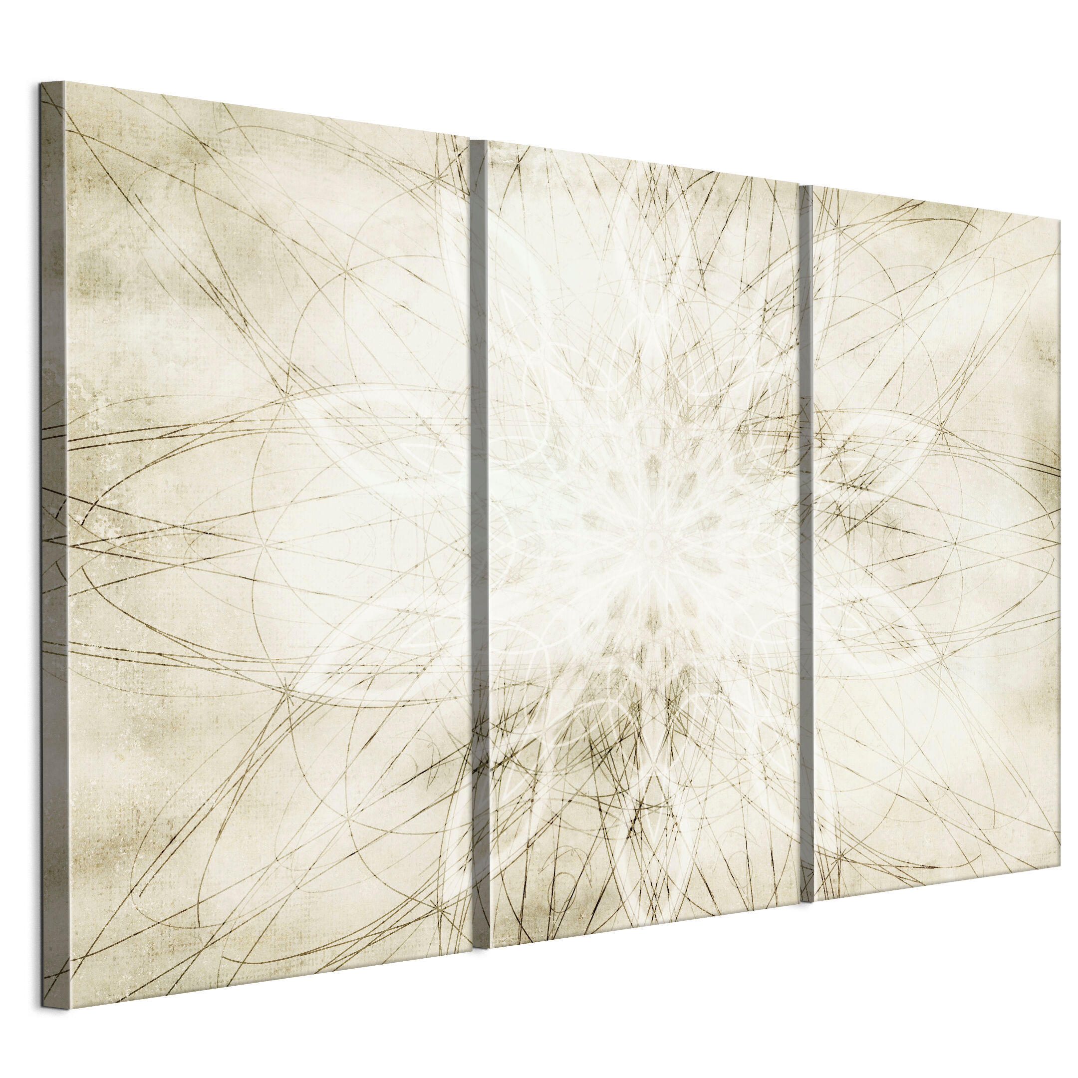 LEINWANDBILD Boho 3-tlg. 90x60 cm - Multicolor, Holz (90/60cm) - LUMASOUL