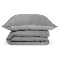 BETTWÄSCHESET Palma - Satin - 2-teilig - 135 x 200 cm - Anthrazit-Silber - Anthrazit, Textil (135/200cm) - SCHIESSER