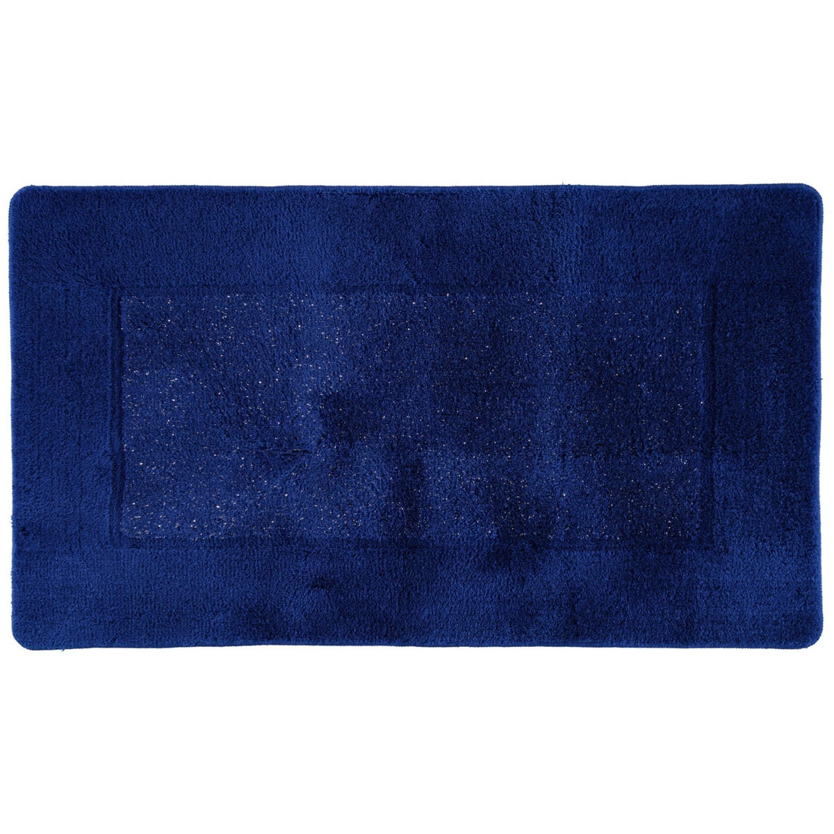 BADTEPPICH VERSAILLES ROYALBLAU-LUREX - 408 - Blau, Textil (65/115cm) - Rhomtuft