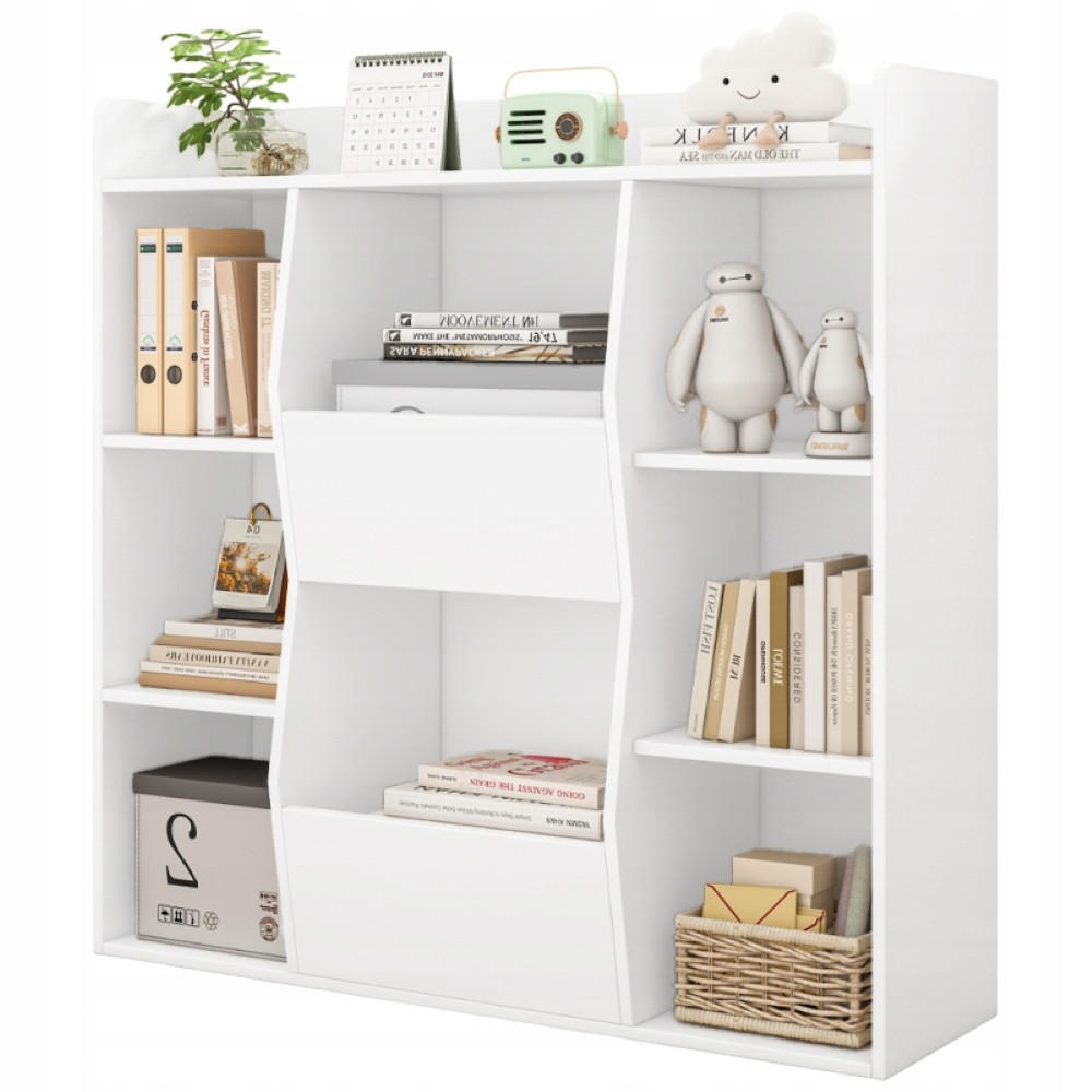 BÜCHERREGAL, weiß 106/30/104 cm - Weiß, Holzwerkstoff (106/104/30cm)