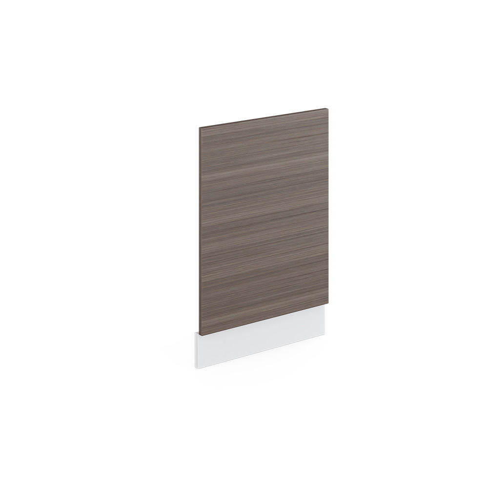 FRONTBLENDE R-Line Grau 45 cm ohne AP - Weiß/Braun, Holzwerkstoff (45/57.2/1.6cm) - Vicco