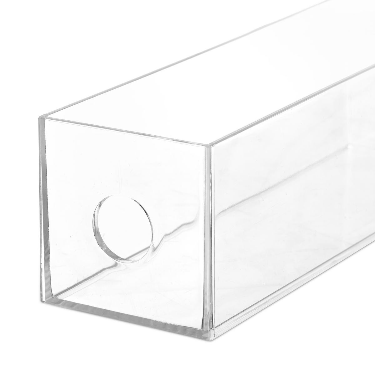 MAKE-UP Organizer - Transparent, Kunststoff (17.5/25/6.5cm) - Relaxdays