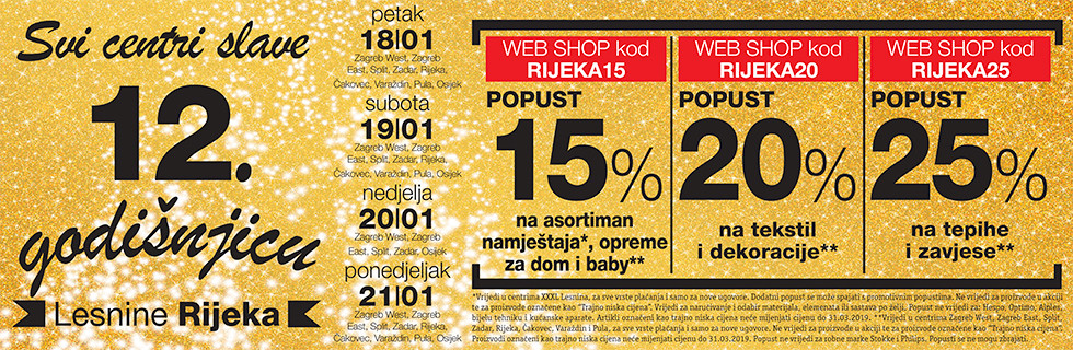 Slavimo godišnjicu XXXL Lesnine Rijeka
