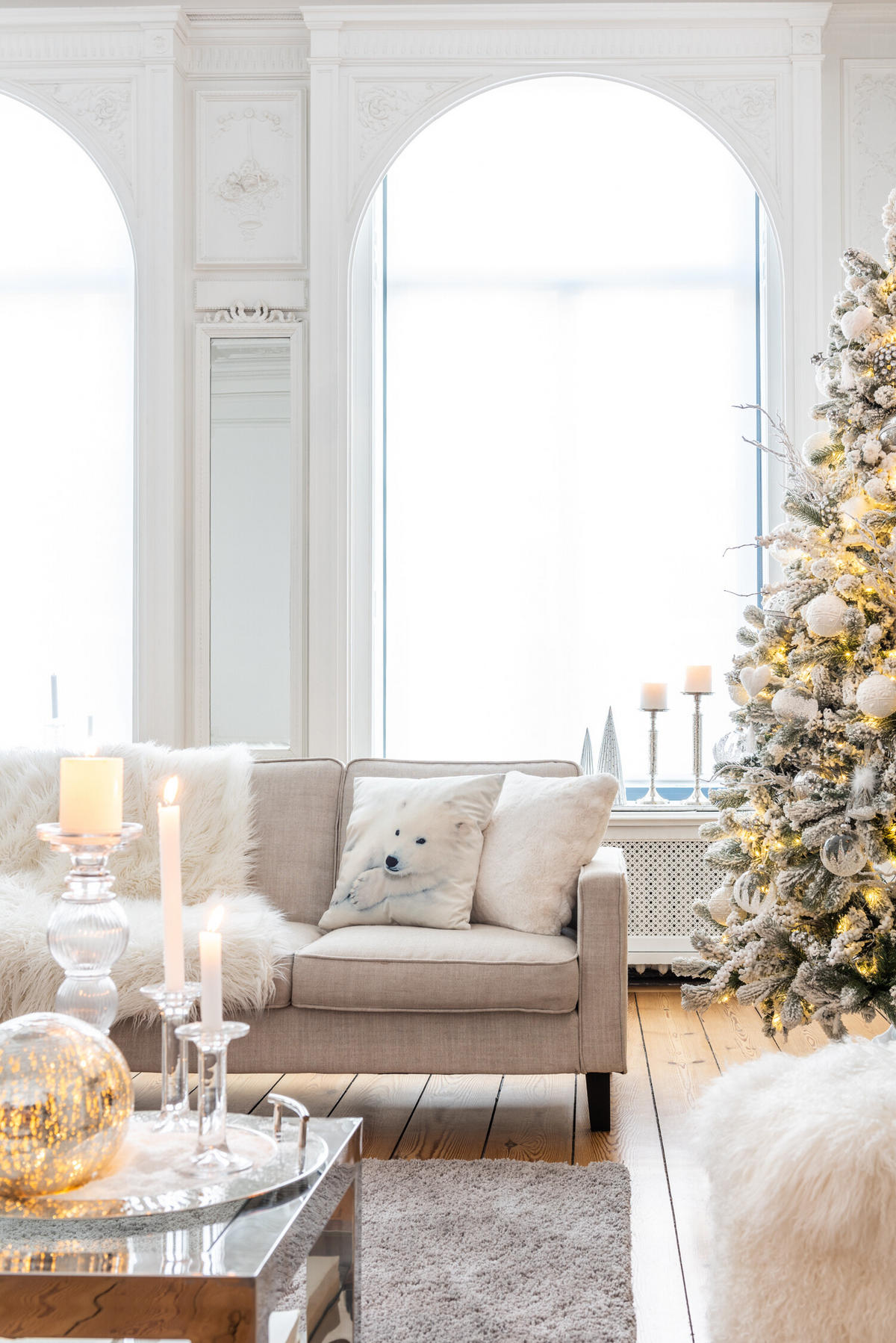 KISSEN CUTIE - Plüsch - Weiß - Weiß, Textil (45/45cm) - J-Line