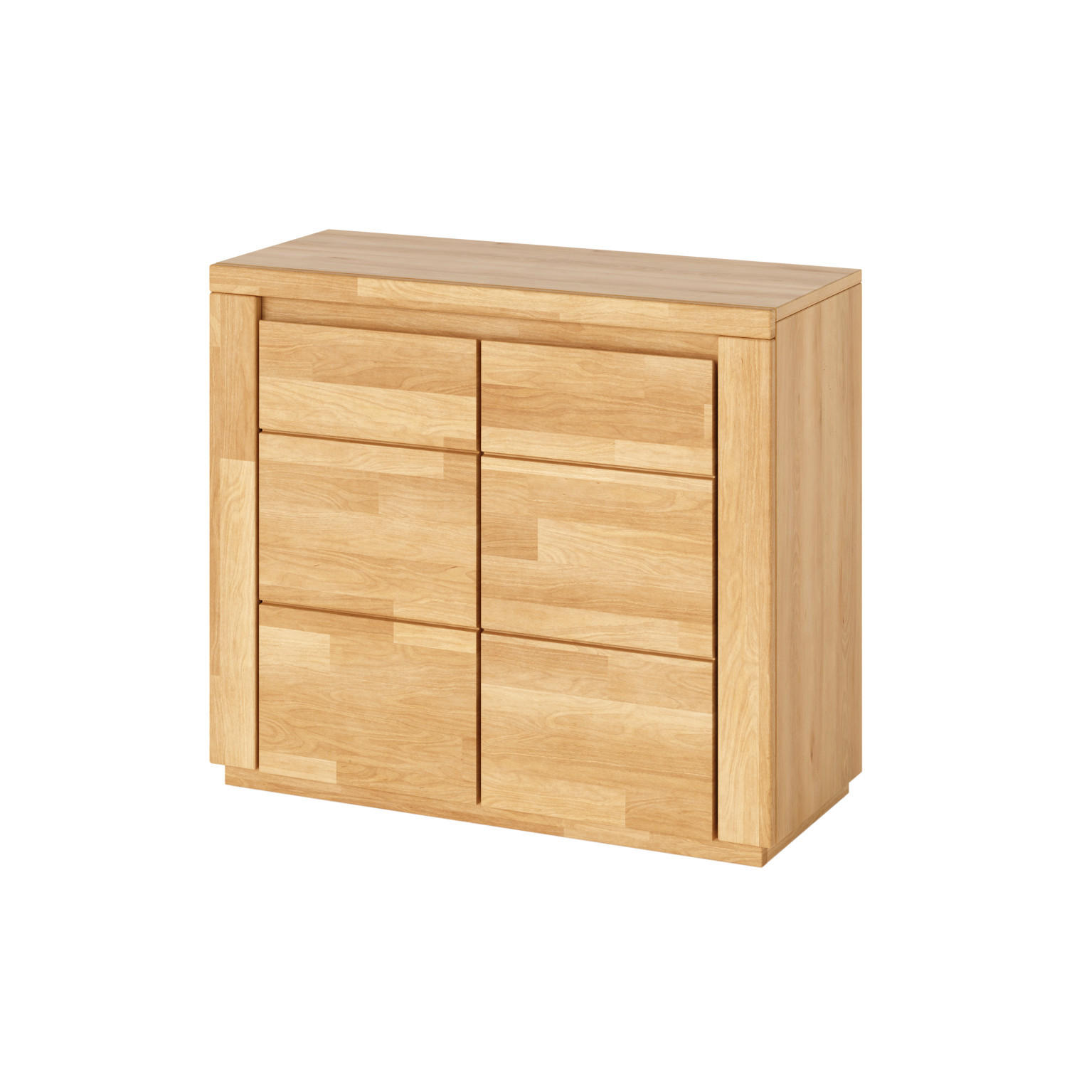 KOMMODE Viborg - Buchefarben, Holz (35/80/90cm) - kiki design