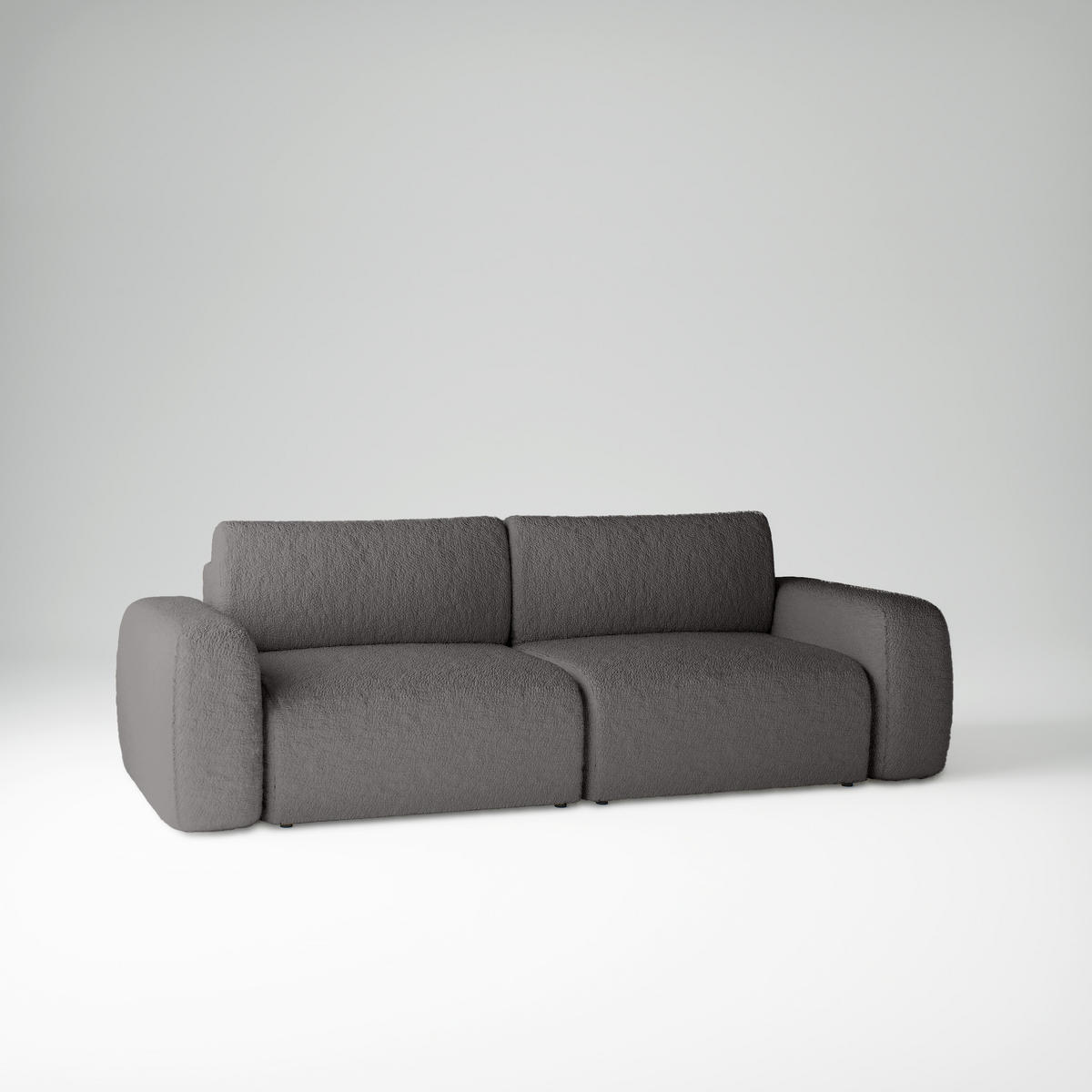SCHLAFSOFA mit Bettkasten Varde Dunkelgrau - Dunkelgrau, Textil (255/85/105cm) - Fedve