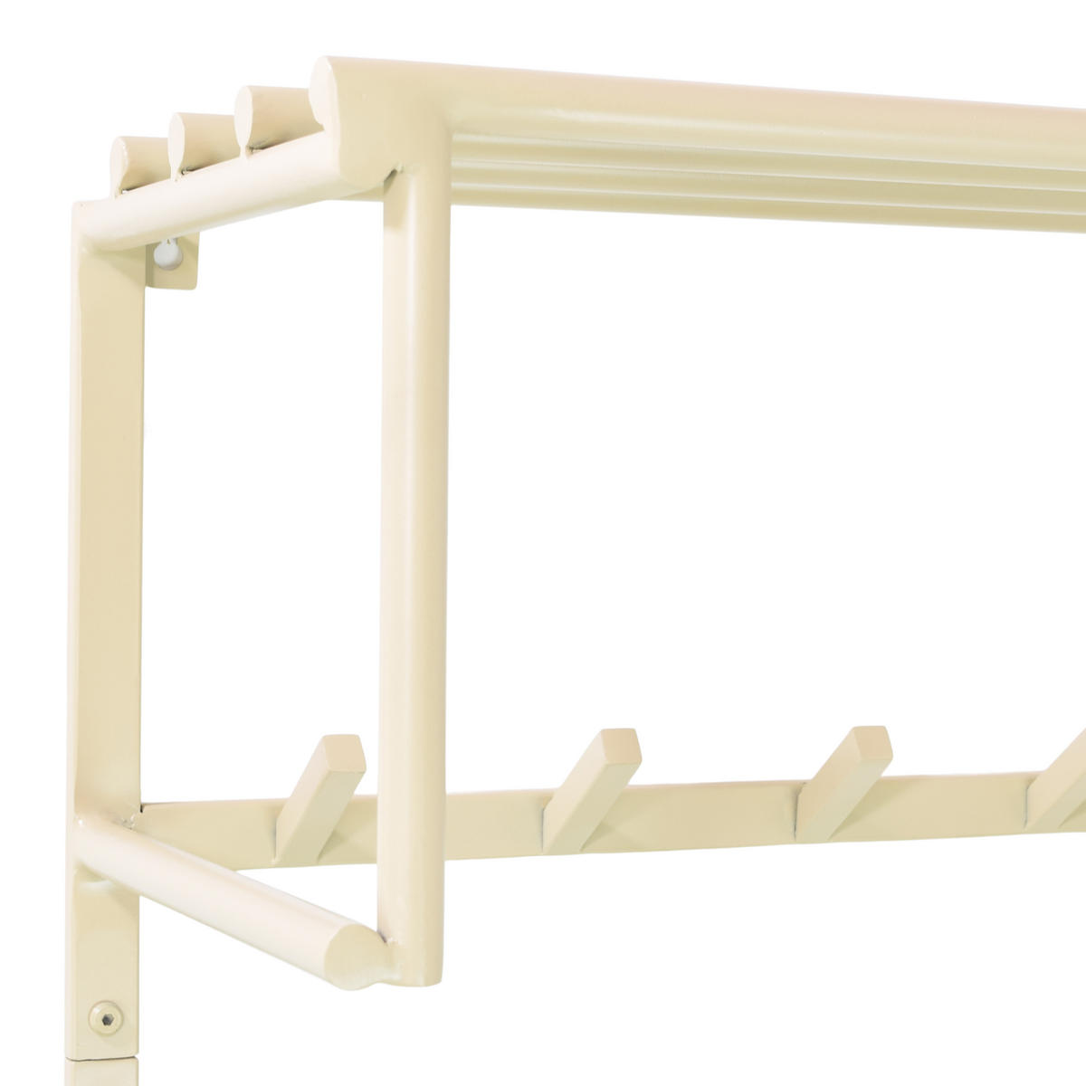 KLEIDERABLAGE Eddy XL - Beige, Metall (80/80/30cm) - LOFT42