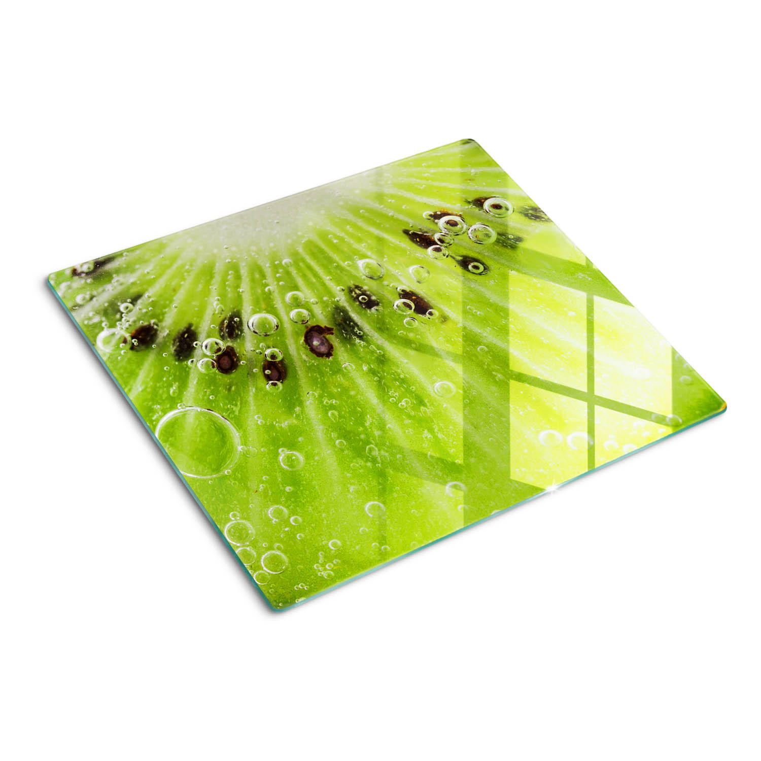 GLASPLATTE 60x52 cm Kiwi - Grün, Glas (60/0.4/52cm) - TULUP