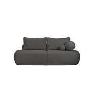 SCHLAFSOFA Mit Bettkasten Fabo, Stoff Quelle Graphit - Graphitfarben, Holz/Textil (240/90/90cm) - Kaiser Möbel