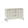 KOMMODE LINKA STYLES LS-02 - Kaschmir, Holzwerkstoff (135/87/41cm) - Meblini