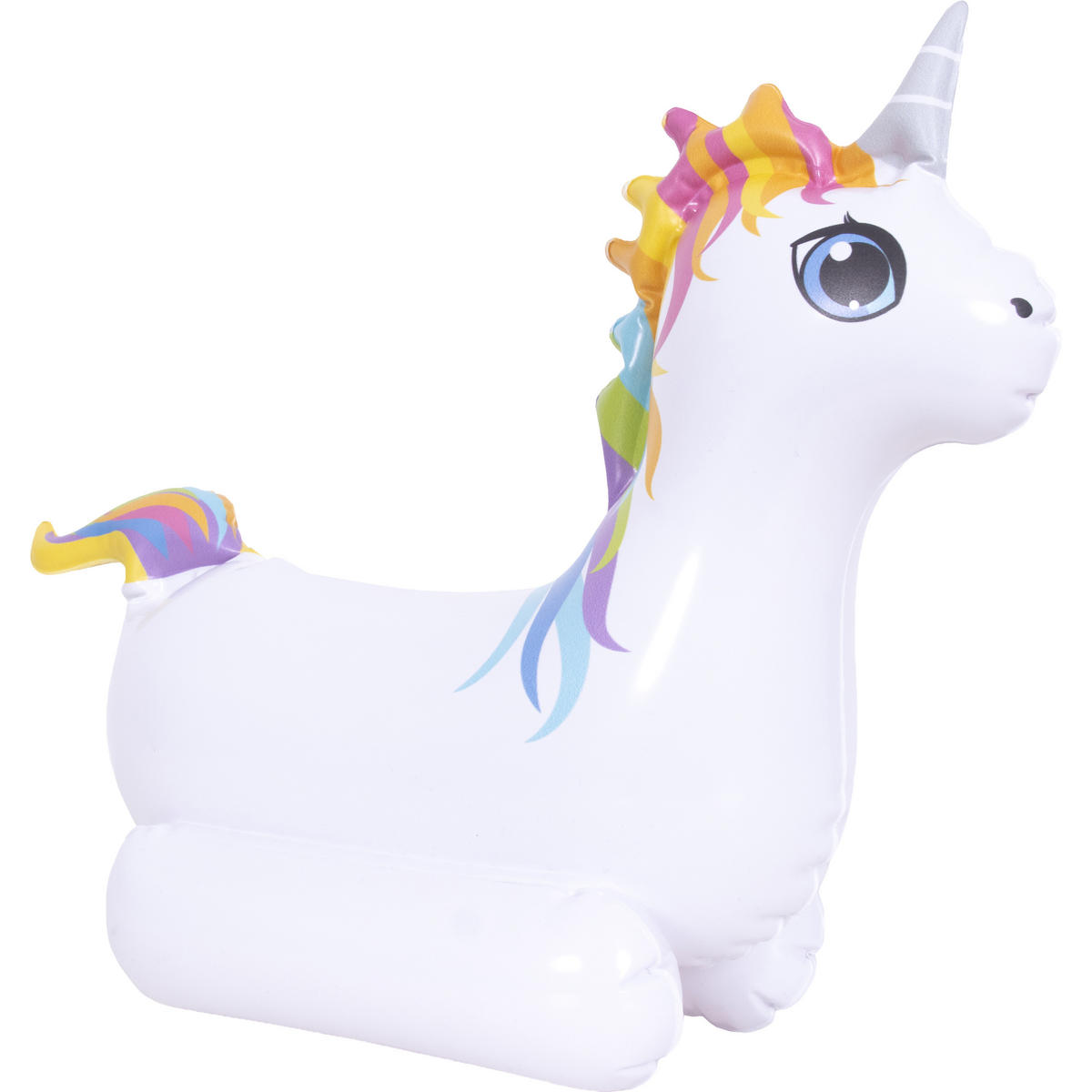PLANSCHBECKEN Einhorn mit Regenbogendach Ø 95 x 80 cm mit Zubehör - Multicolor, Kunststoff (95/95/80cm) - Avenli