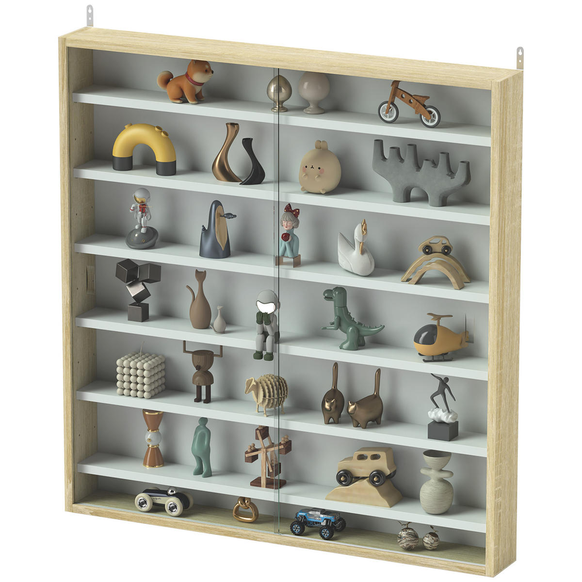 BÜCHERREGAL 80/9,5/83 cm Natur - Eichefarben, Karton (80/83/9.5cm)