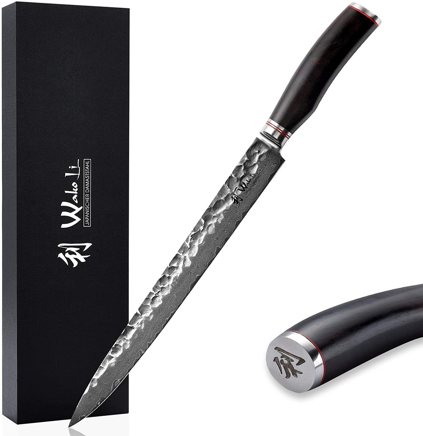 SASHIMIMESSER 25 cm - Schwarz, Holz/Metall (39cm) - Wakoli