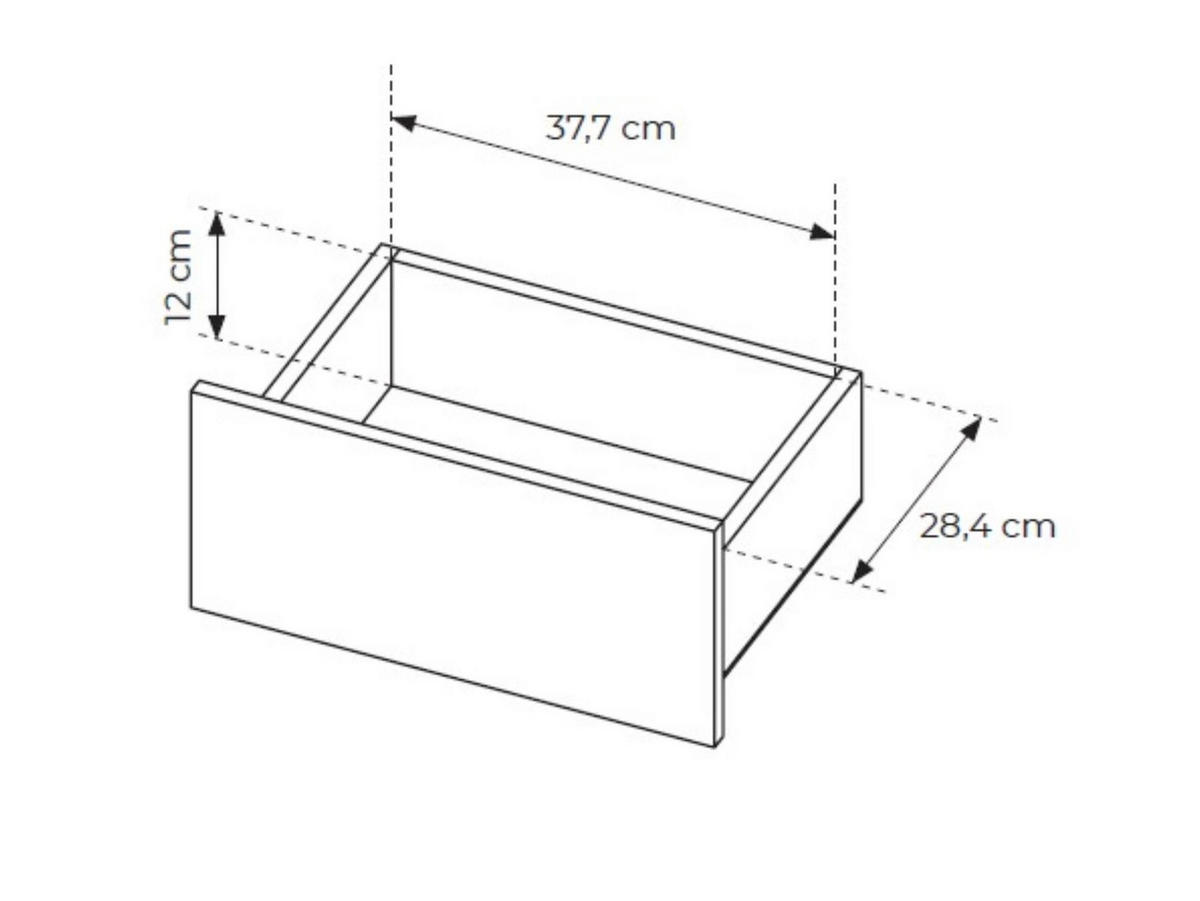 RTV-SCHRANK Buna Eiche, TV-Tisch - Eichefarben, Holzwerkstoff (183/62/38cm) - Bettso