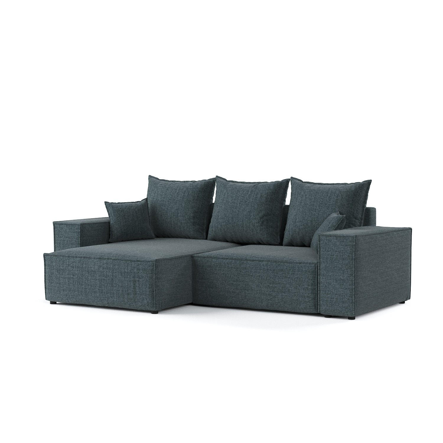 AltaBeds ROHOVÁ SEDAČKA SENSO, textil, Modrošedá