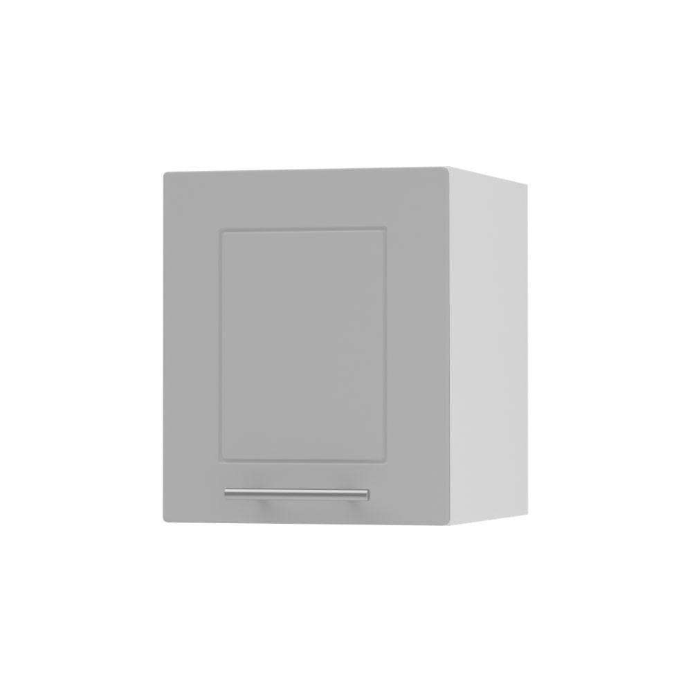 KLAPPHÄNGESCHRANK Kvantum W4B/40 Dust Grey Matt / Weiß Matt 40 / 32,5 / 36cm - Weiß/Grau, Holz/Holzwerkstoff (40/36/32.5cm) - Feldmann-Wohnen