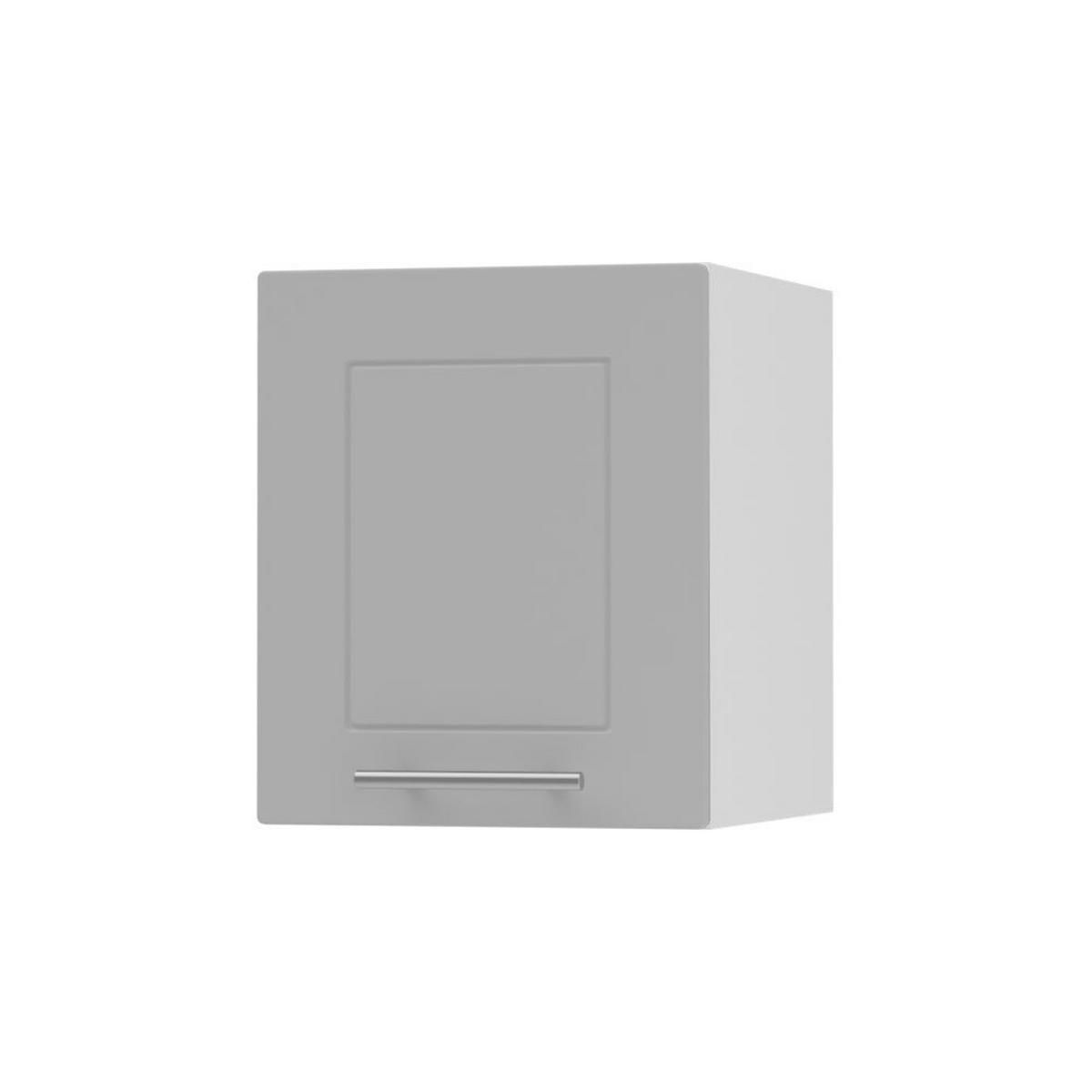 KLAPPHÄNGESCHRANK Kvantum W4B/30 Dust Grey Matt / Weiß Matt 30 / 32,5 / 36cm - Weiß/Grau, Holz/Holzwerkstoff (30/36/32.5cm) - Feldmann-Wohnen