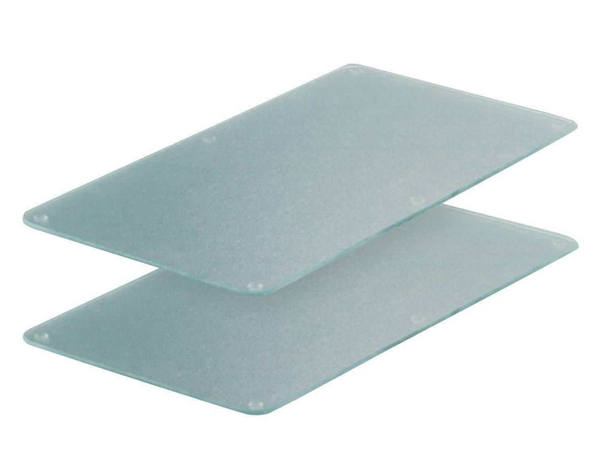GLASSCHUTZPLATTEN für Herd — 2 Stück Glas 52/30/0,5 cm - Transparent, Glas (30/0.5/52cm) - ZELLER