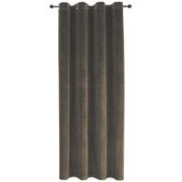 VORHANG Ösen Samt 140/175 cm braun - Braun, Textil (140/175cm) - TiborTex