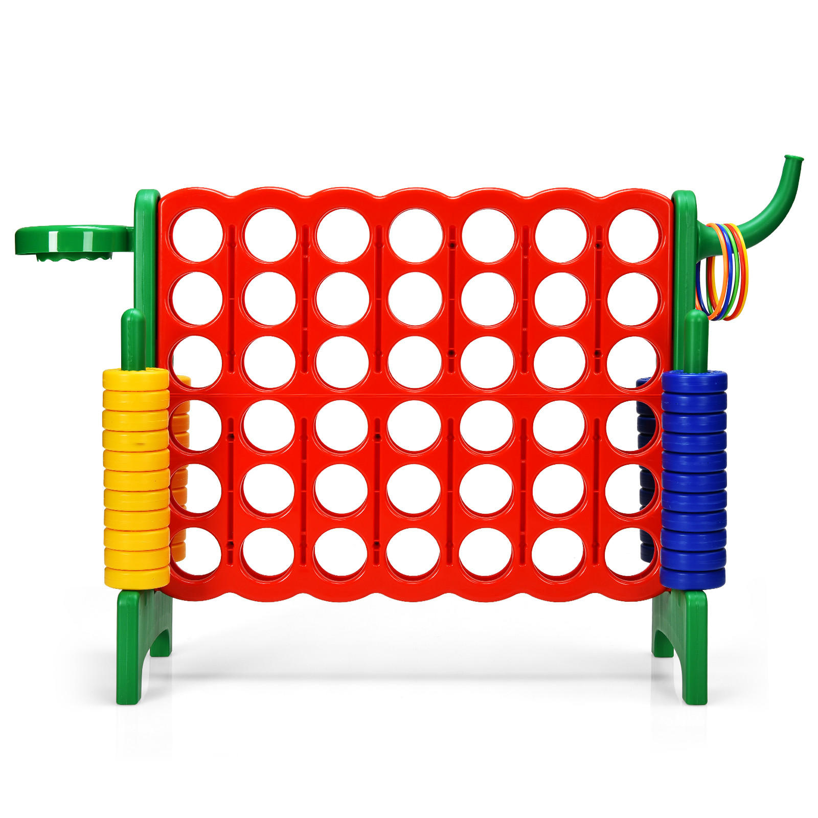 COSTWAY HRACÍ SADA 4 v 1 Obří Čtyři v řadě Multicolor