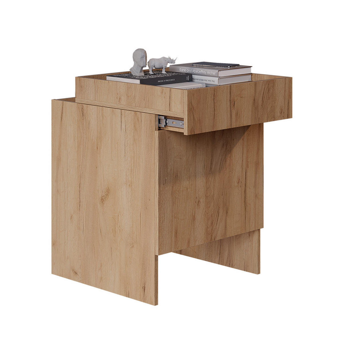 SAUGROBOTERSCHRANK Dustin Goldkraft Eiche 50 x 67.5 cm mit 1 Tür - Honigeiche, Holzwerkstoff (50/67.5/50cm) - Vicco