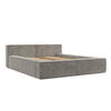 POLSTERBETT Casto mit Stauraum 180/200 cm Hellbeige im Bonita Stoff - Beige/Schwarz, Holz/Holzwerkstoff (180/200cm) - AltaBeds