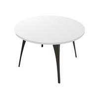 COUCHTISCH Frida - Schwarz/Weiß, Holzwerkstoff/Metall (75/75/45cm) - MIRJAN24