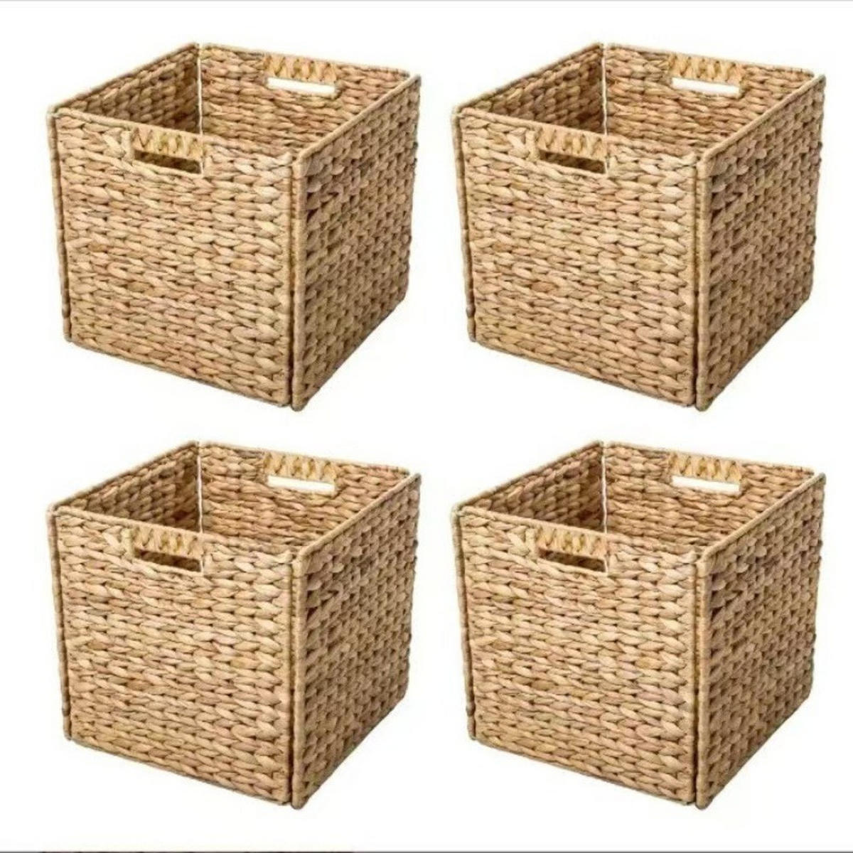 AUFBEWAHRUNGSKORB, Aus Kürbisgras, 30 × 30 × 30 cm - Braun, Naturmaterialien (30/30cm) - Weltevree