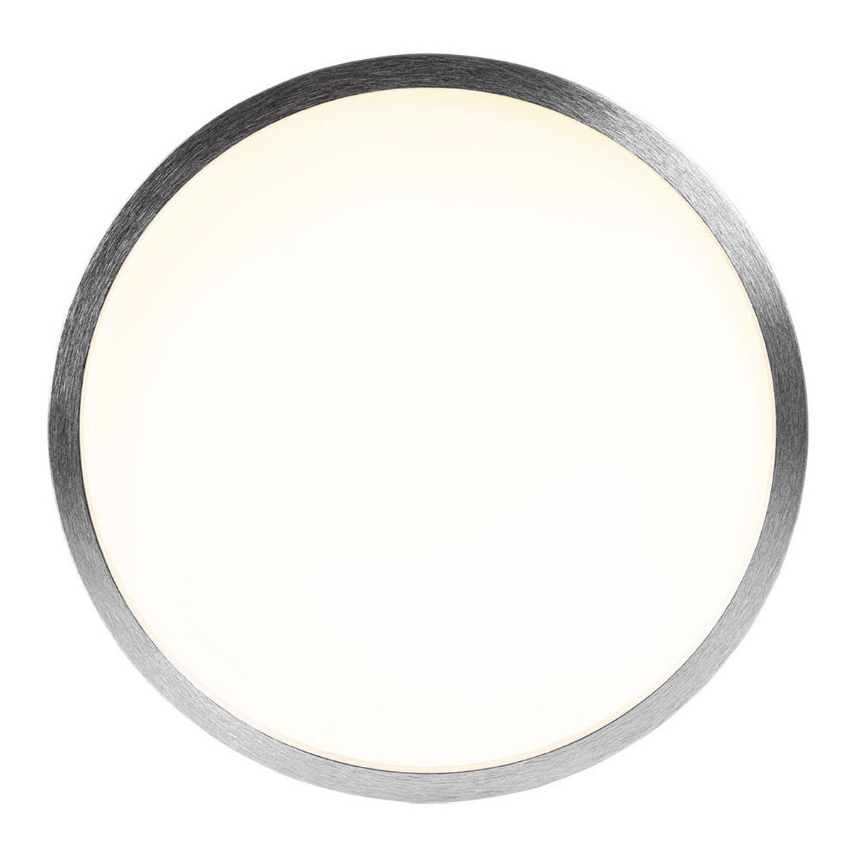 LED DECKENLEUCHTE Backlight Silber - Weiß, Kunststoff (42.5/42.5/3.4cm) - Briloner