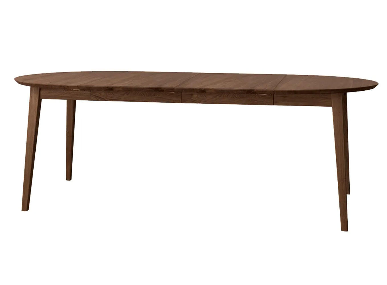 ESSTISCH Orbetello Eiche Tabak 90-190 / 90 / 74,5cm - Dunkelbraun, Holz (90/190/74.5cm) - Feldmann-Wohnen