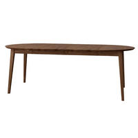 ESSTISCH Orbetello Eiche Tabak 90-190 / 90 / 74,5cm - Dunkelbraun, Holz (90/190/74.5cm) - Feldmann-Wohnen