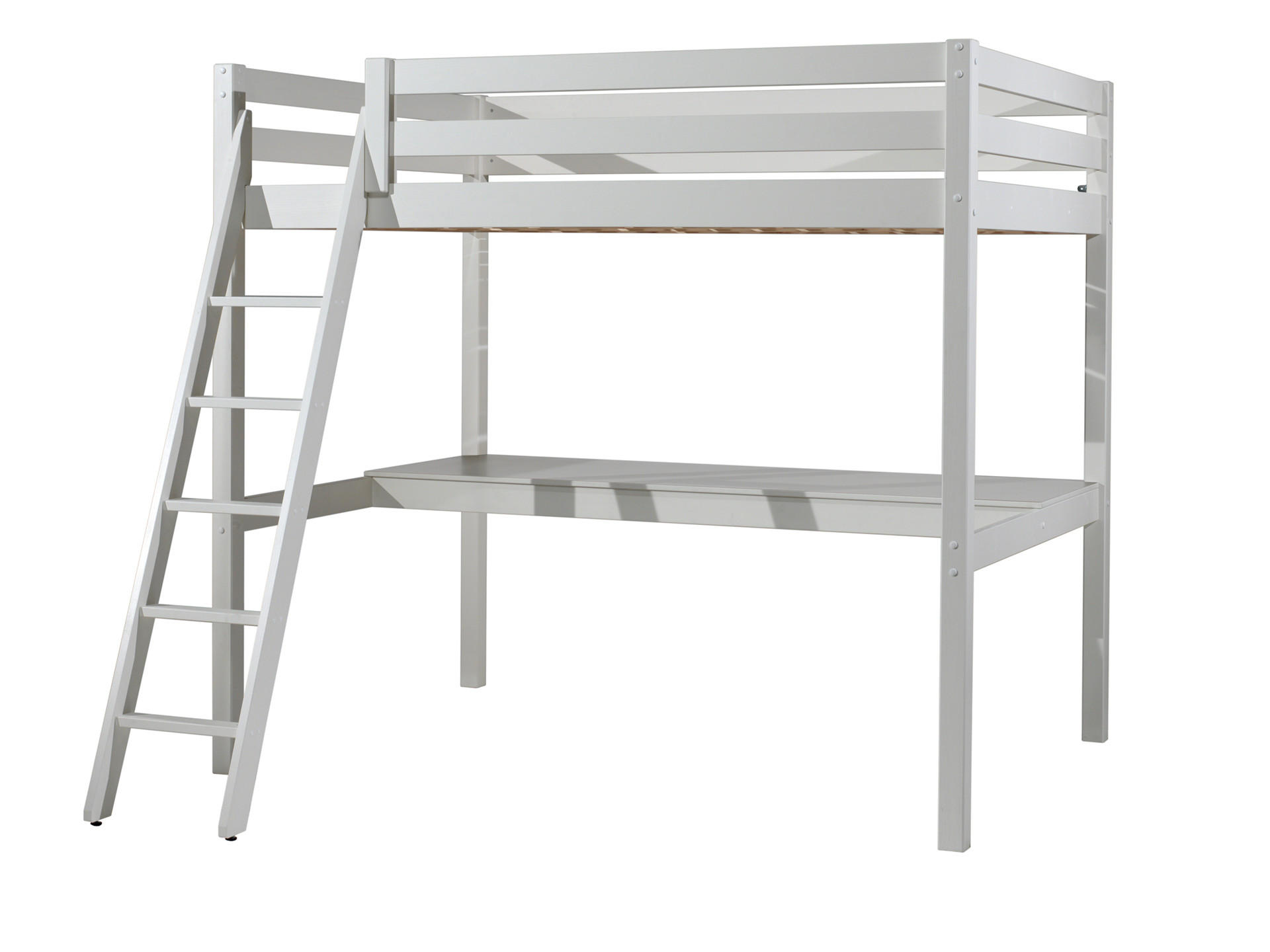 HOCHBETT PINO Weiß 149x209x190 cm - Weiß, Holz - FURNLUX