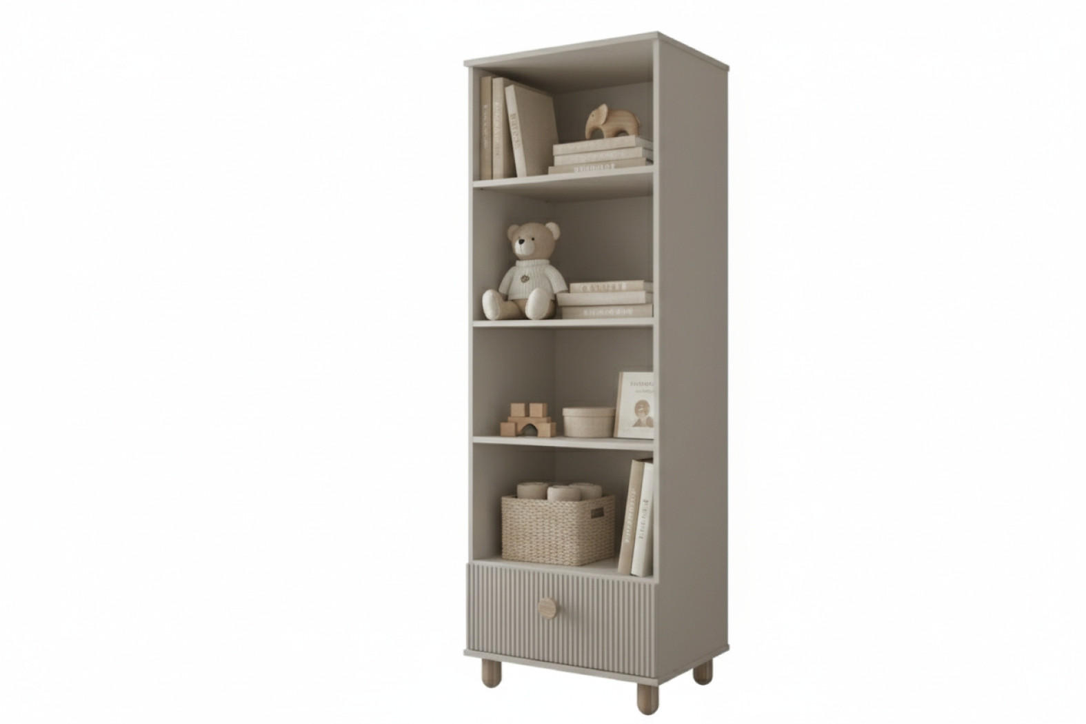 kiki design Kinderregal Beige 48x186x64 cm