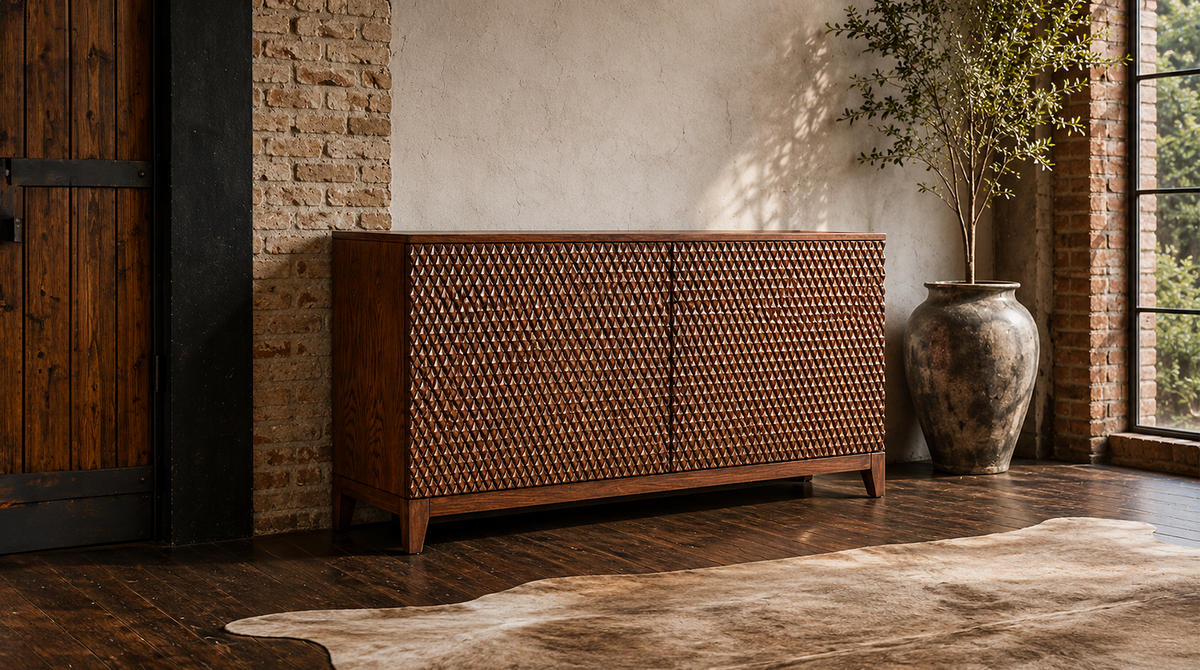 SIDEBOARD COPAS Braun Holz - Braun, Eichenholz/Holz (150/85/40cm) - KAWOLA