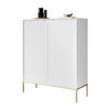 HIGHBOARD CORTADO GOLD K104 ZWEIFLUEGELIG WEISS - Weiß, Holzwerkstoff (104/125/39cm) - Lookway