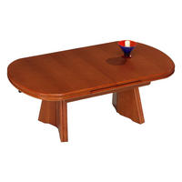 FUNKTIONSTISCH Canace höhenverstellbar und ausziehbar 125(165,5) x 71 x 54-73 Couchtisch massiv Kirschbaum - Braun, Holz (125/71/54cm) - 58aufmkessel