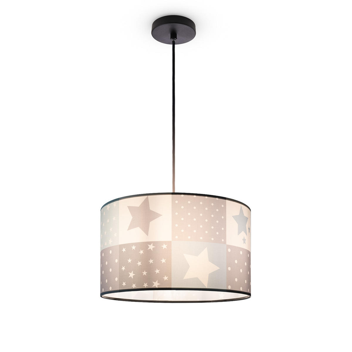 PENDELLEUCHTE Hugo Pd1 Cos 345 - Schwarz, Metall (38/38/21cm) - Paco Home