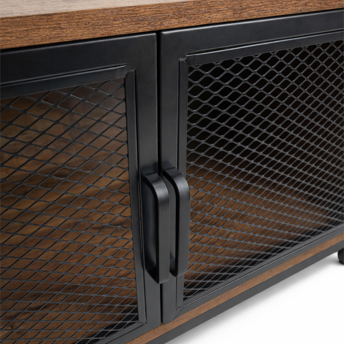 GARDEROBENSTÄNDER Metall mit Schuhschrank Industrial 180×80×40 cm - Dunkelbraun/Schwarz, Holzwerkstoff/Metall (40/180/80cm) - Begryf