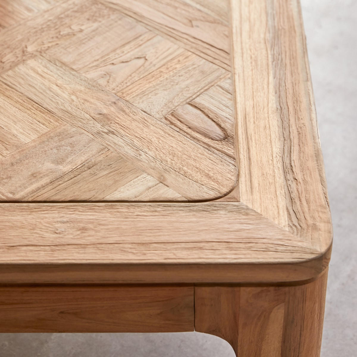 COUCHTISCH Ruth Natur aus Teak - Naturfarben, Holz (80/80/30cm) - Tikamoon